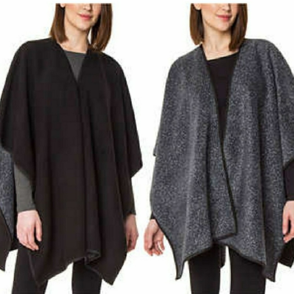 Reversible Puncho Wrap Ike Behar